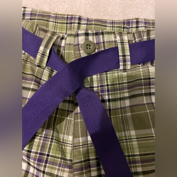 White Stag size 6 plaid cropped pants size 6 NWOT - Picture 3 of 7